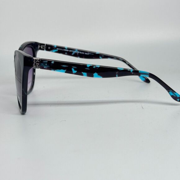 BCBGMAXAZRIA Sunglasses FLAWLESS BLACK‎ MULTI Purple Lenses H16613 main image 6